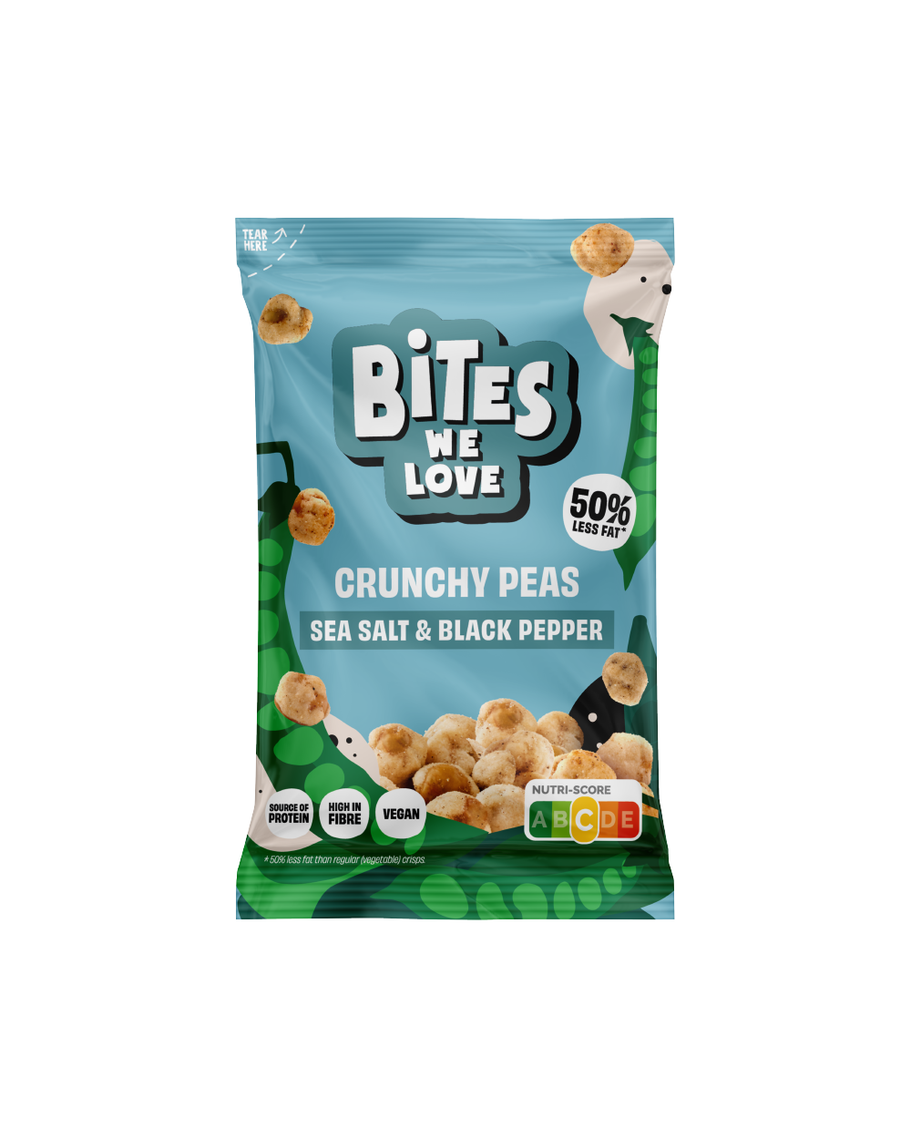 Crunchy Peas Sea Salt & Black Pepper 30g