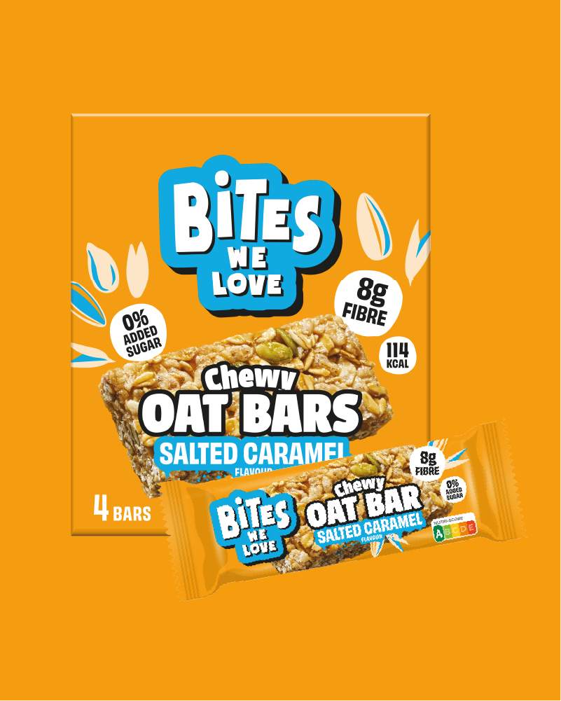 Chewy Oat Bar Salted Caramel 4*30g
