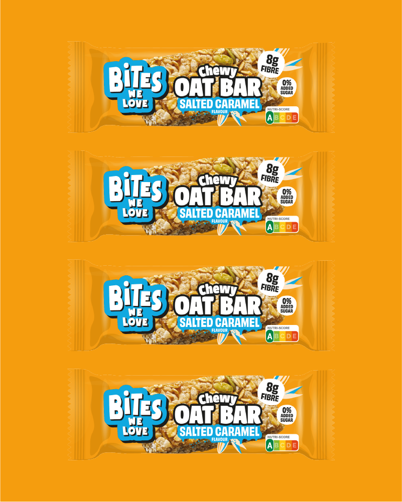 Chewy Oat Bar Salted Caramel 4*30g