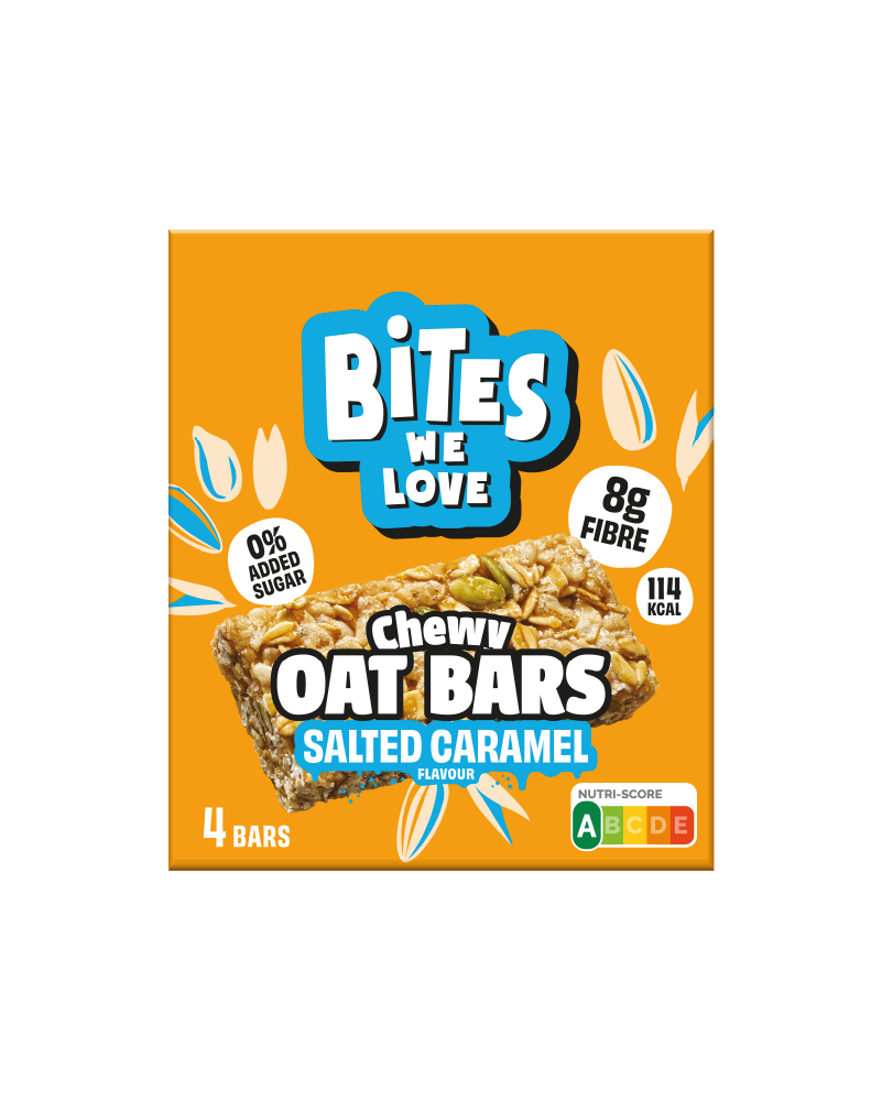 Chewy Oat Bar Salted Caramel 4*30g