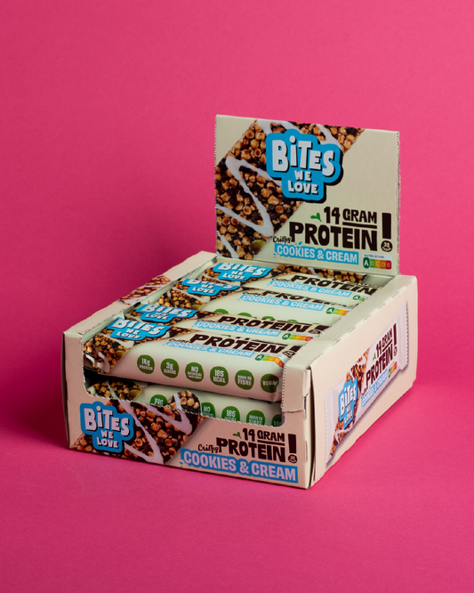 Protein Bar Cookies & Cream Display Box 12*50g