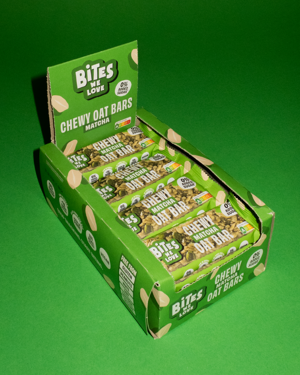 Chewy Oat Bar Matcha Display box 16*30g