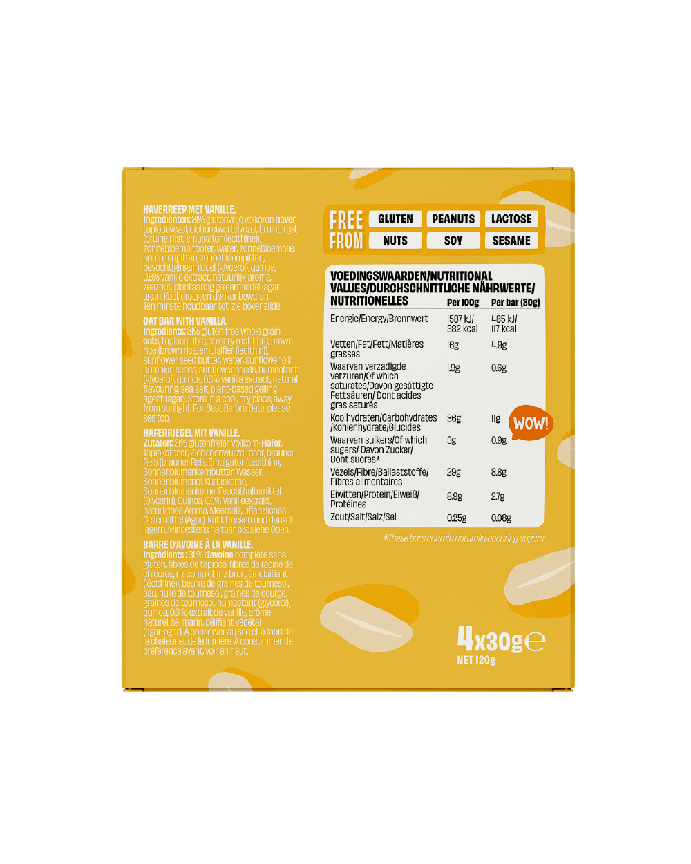 Chewy Oat Bar Vanilla 30g