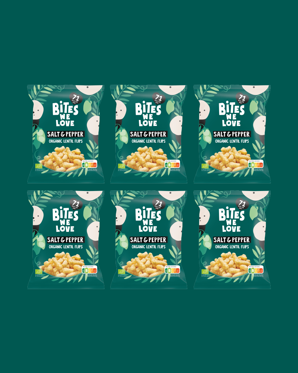 Lentil Puffs Salt & Pepper 18g