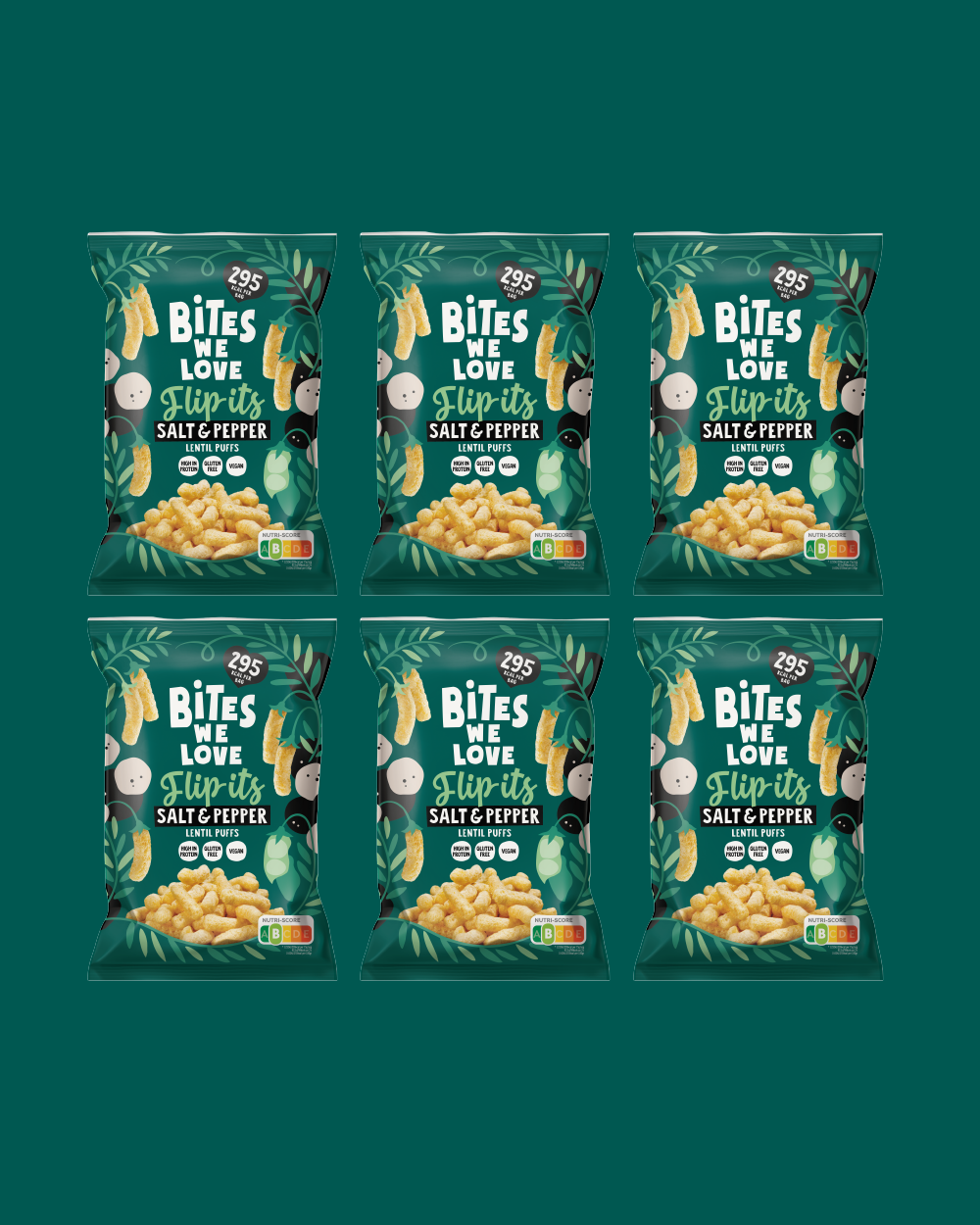 Lentil Puffs Salt & Pepper 75g