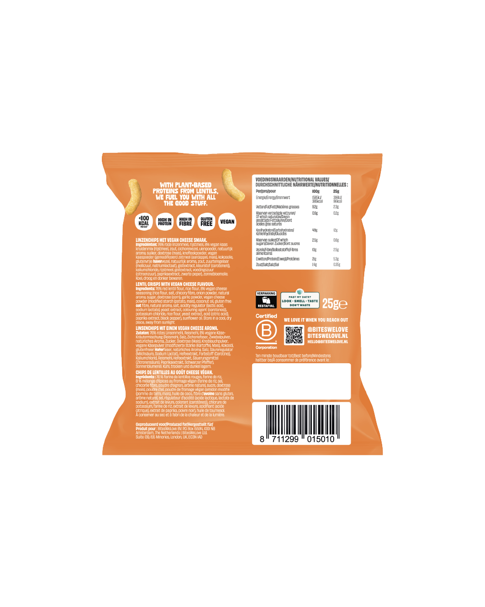 Protein Puffs Cheese 8*25g