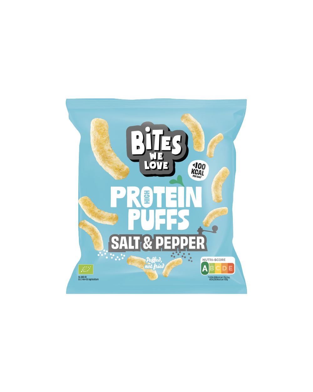 Protein Puffs Salt & Pepper 8*25g