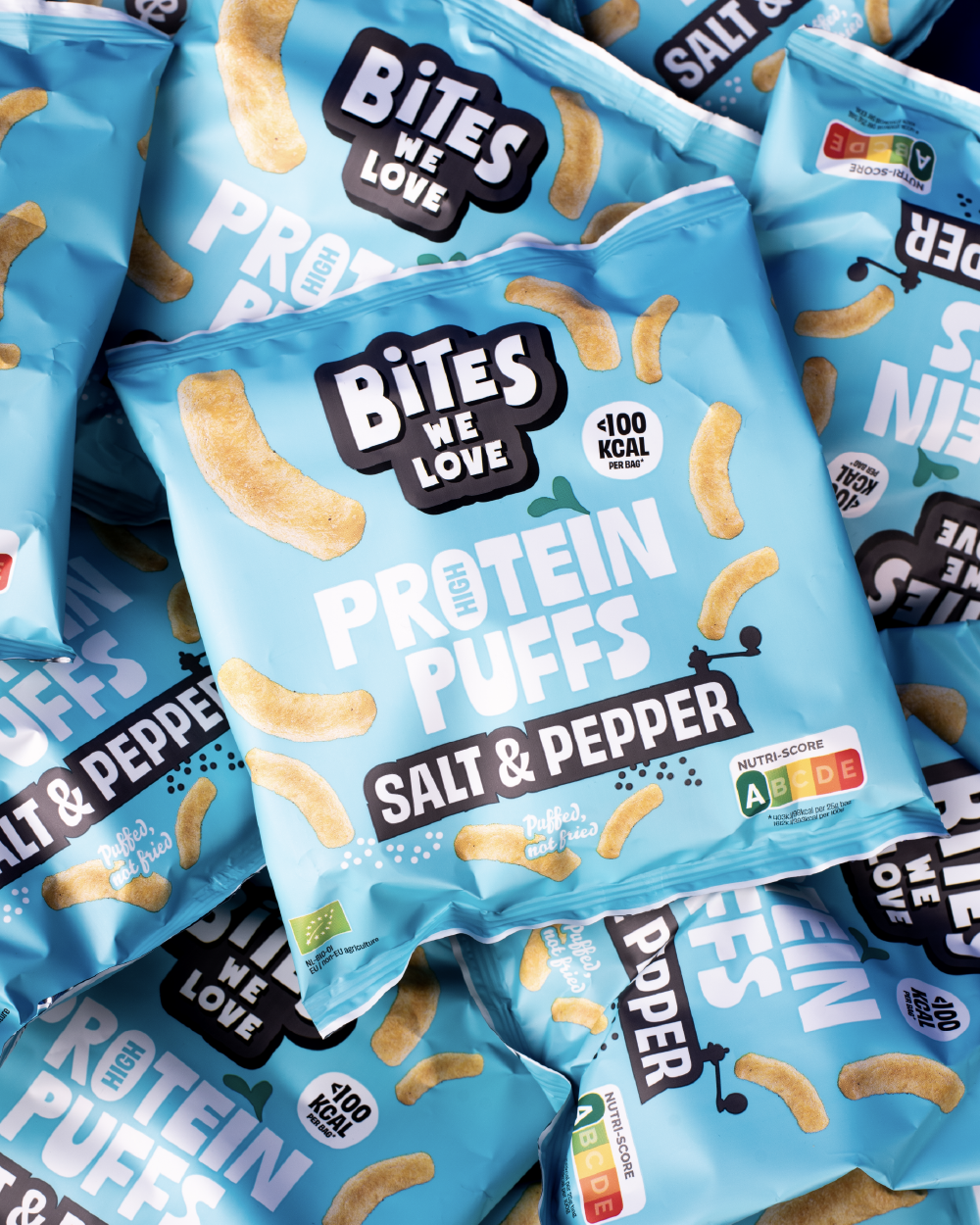 Protein Puffs Salt & Pepper 8*25g